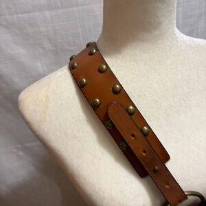 Abercrombie & Fitch leather studded belt M